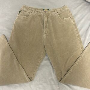 Corduroy tan cabelas pants